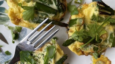 Asparagus and Broccoli Egg Muffins