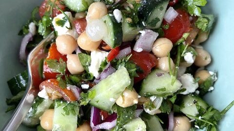 Crunchy Chickpea Salad