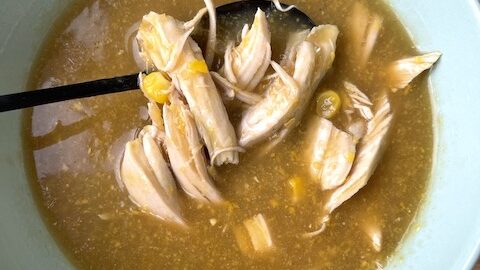 Chinese chicken and sweetcorn soup